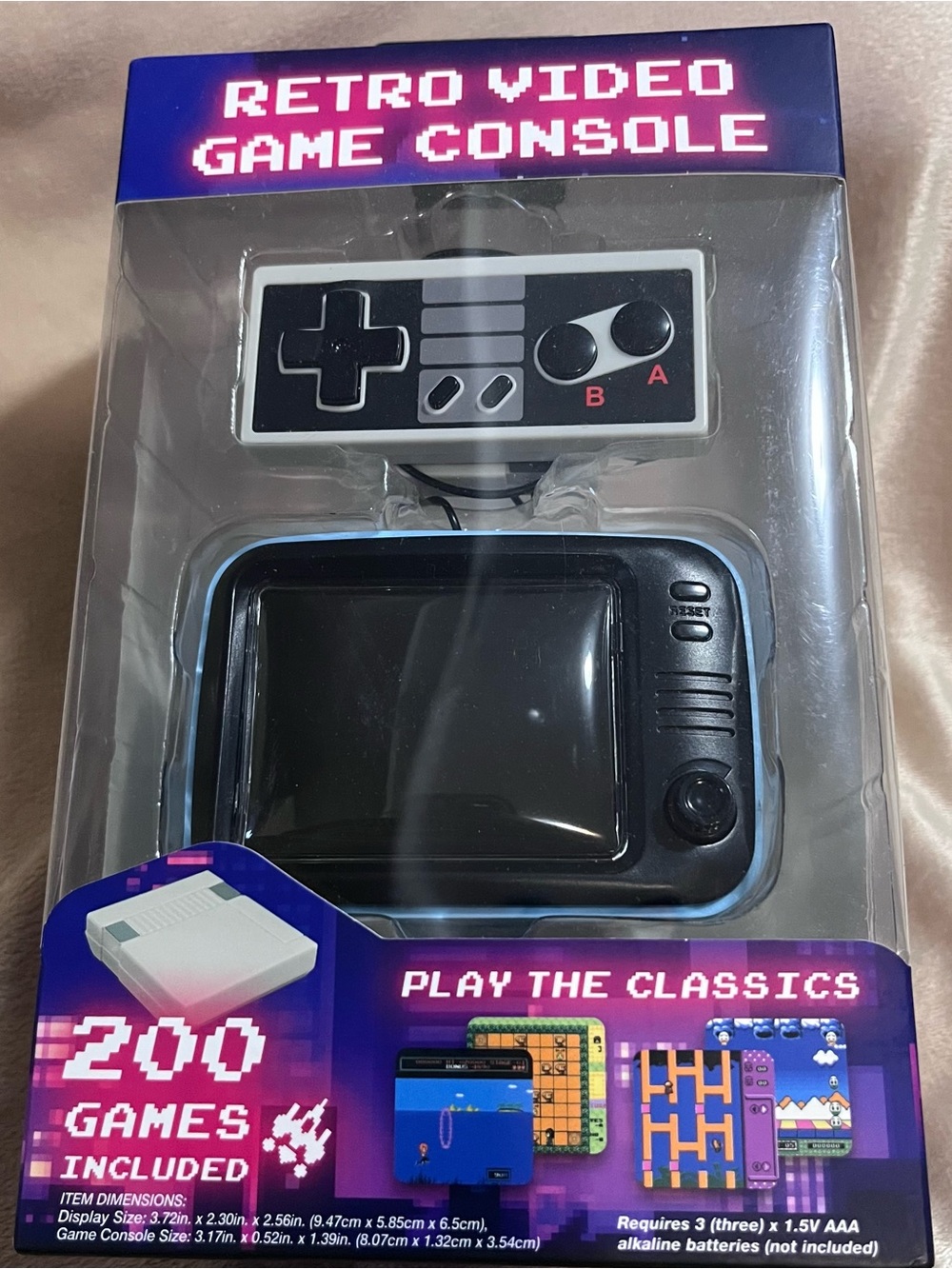 Retro Video Game Console w/ 200 games